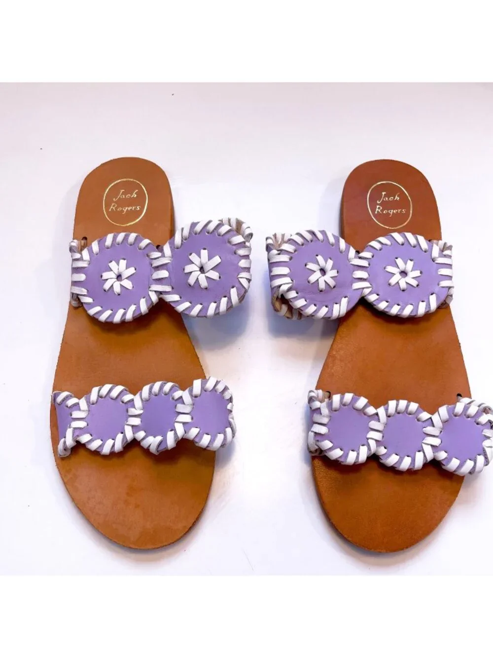 Jack Rogers Girls Slides, Size 4